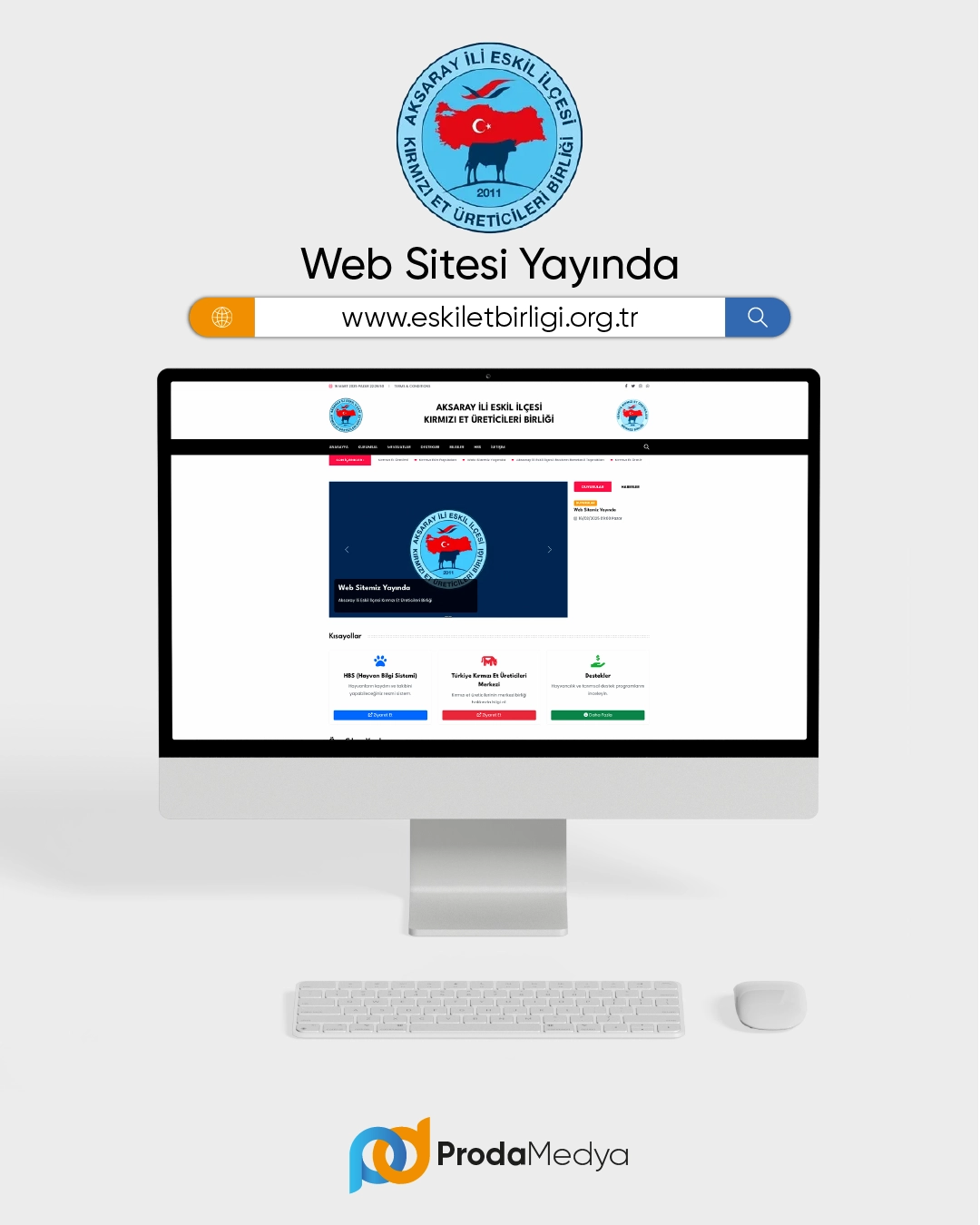 Eskil Kırmızı Et Üreticileri Birliği Sitesi Yayında