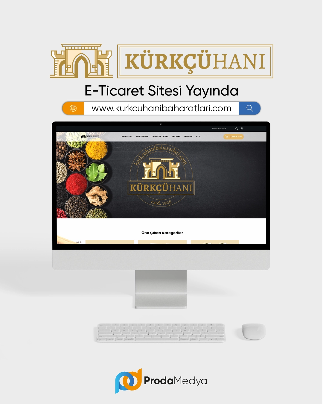 Kürkçü Hanı Baharatları Artık Online!