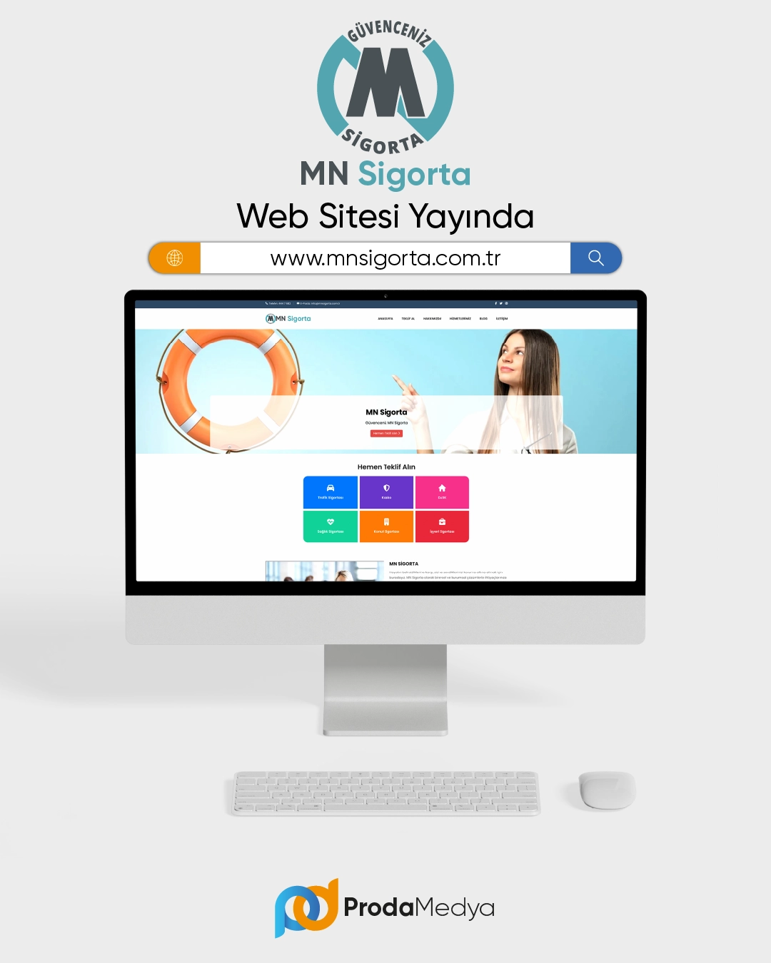 MN Sigorta Web Sitesi Yayında