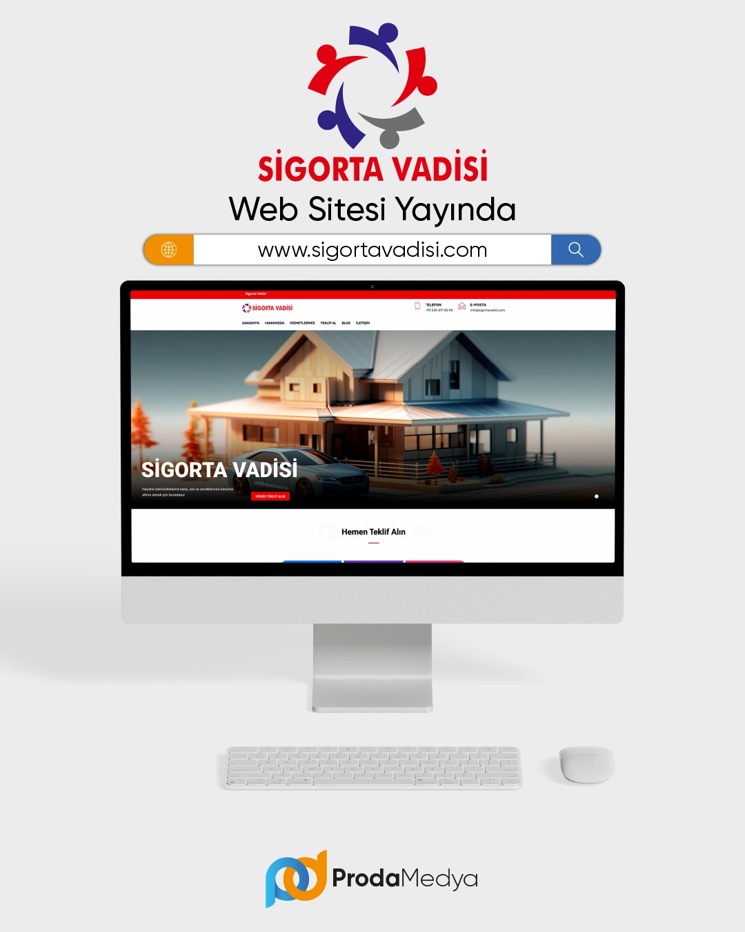 Sigorta Vadisi Sitesi Yayında