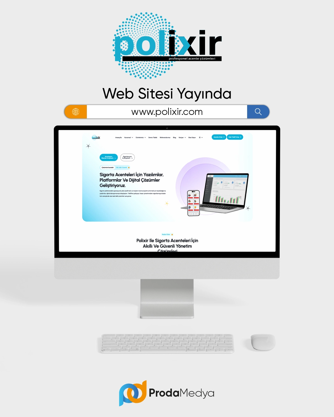Polixir Web Sitesi Yayında