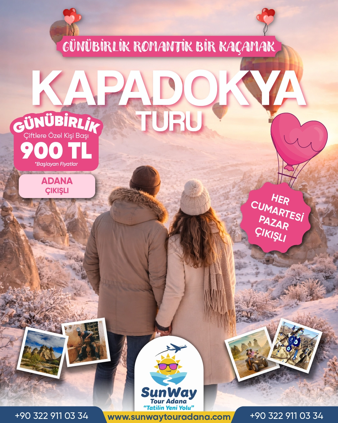 SunWay Tour Adana Sosyal Medya Tasarım Çalışmalarımız - görsel